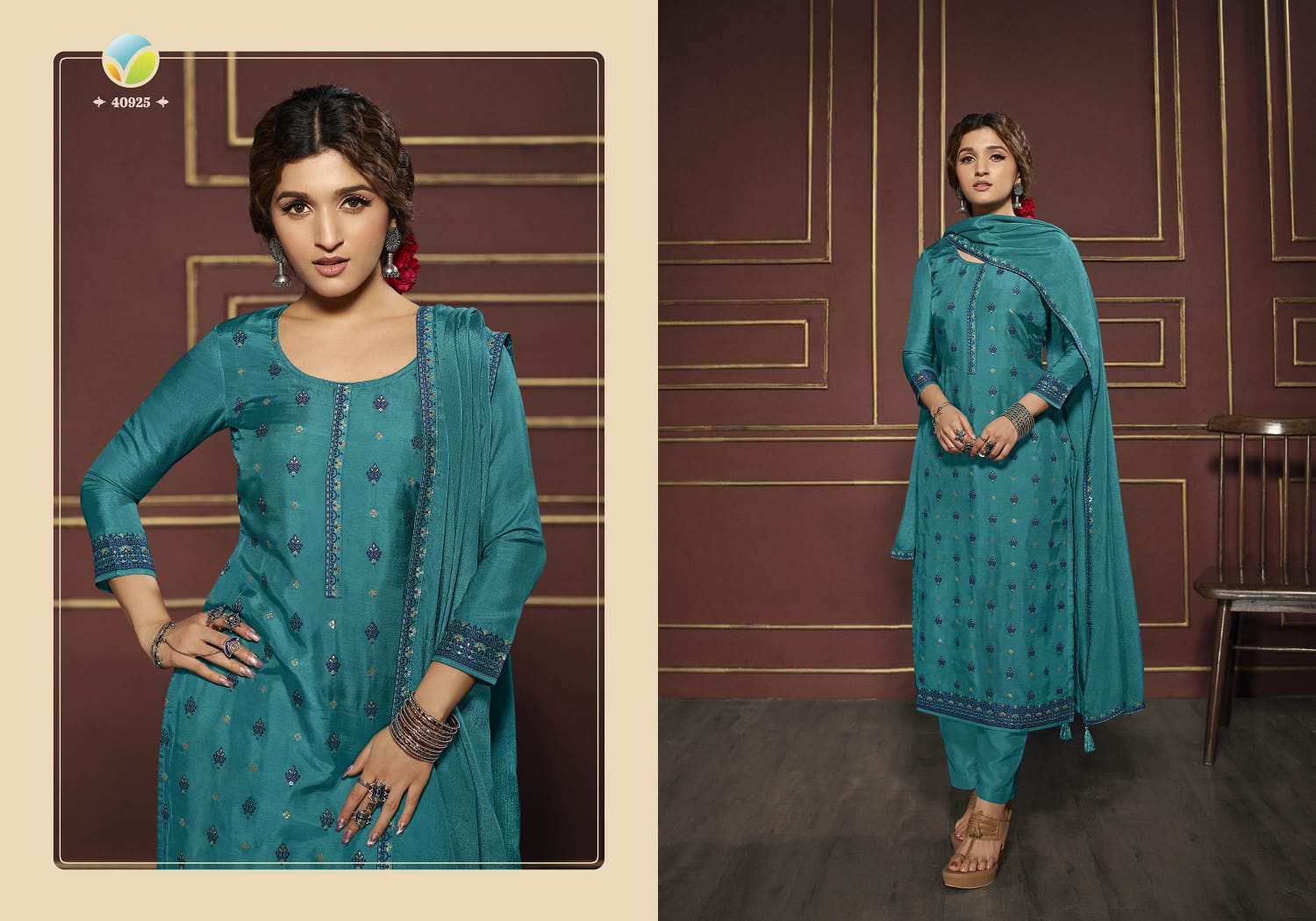 Vinay Tumbaa Vani Heavy Festive Wear Wholesale Readymade Suits Catalog